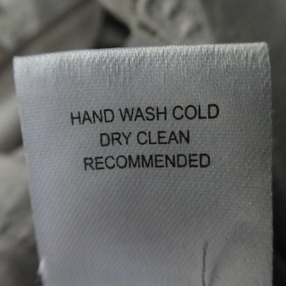 Daniel Rainn Boho Blouse Grey Inset Lace Cotton SiLK Cami Liner S - Picture 14 of 14